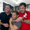 Bixente Lizarazu au Brésil, pour son émission Frères de Sport, diffusée sur L'Equipe 21 le 9 février 2015