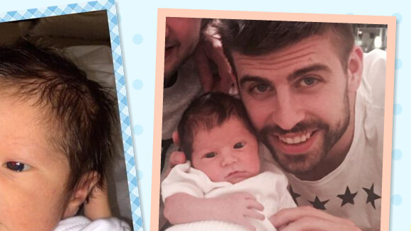 Shakira maman de Sasha : L'adorable bébé pose avec son papa Gerard Piqué