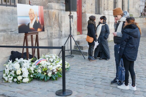 Sophie Artur, fille de José - Hommage à José Artur en l'église Saint-Germain-des-Prés à Paris le 7 février 2015