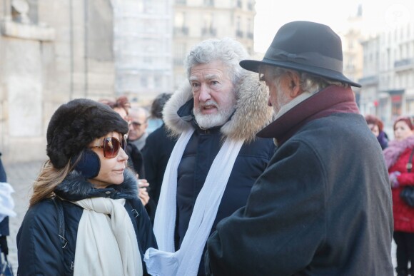 Sophie Artur, fille de José - Hommage à José Artur en l'église Saint-Germain-des-Prés à Paris le 7 février 2015