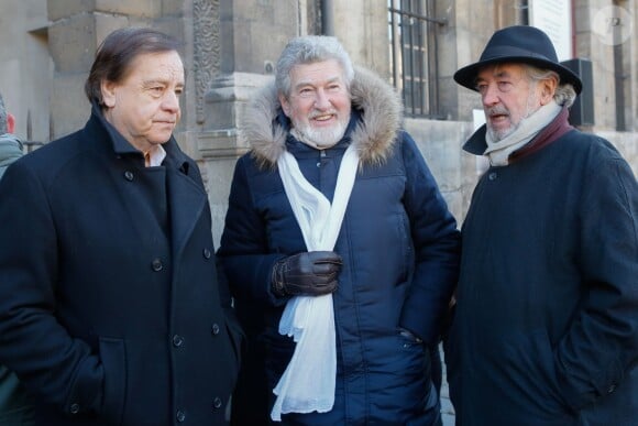 Daniel Lauclair, Patrick Préjean - Hommage à José Artur en l'église Saint-Germain-des-Prés à Paris le 7 février 2015