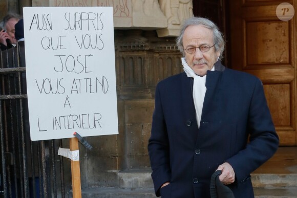 Patrick Chesnais - Hommage à José Artur en l'église Saint-Germain-des-Prés à Paris le 7 février 2015