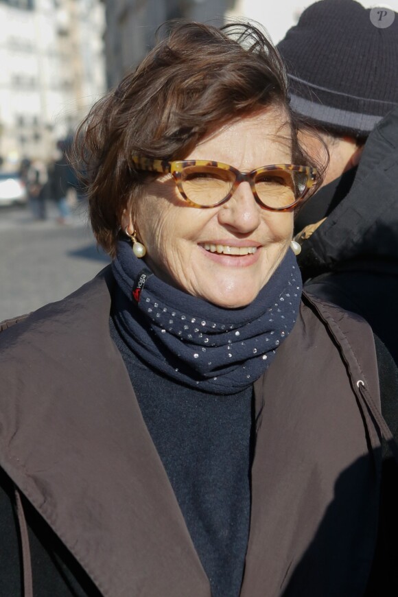 Anne-Marie Périer - Hommage à José Artur en l'église Saint-Germain-des-Prés à Paris le 7 février 2015