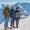 Dave Bautista, Daniel Craig et Léa Seydoux - Photocall avec les acteurs du prochain film James Bond "Spectre" à Soelden en Autriche, le 7 janvier 201