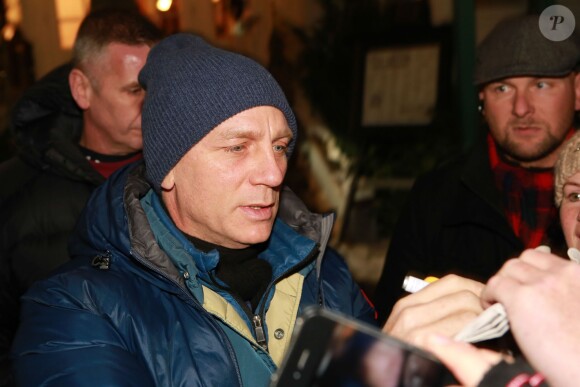 Daniel Craig à Altausseer See, Autriche, le 6 janvier 2015.