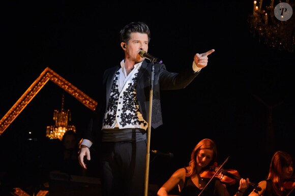 Exclusif - Vincent Niclo en concert à l'Olympia à Paris le 8 février 2015.