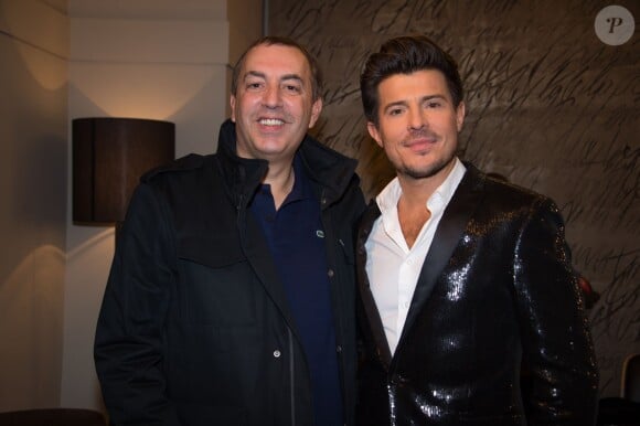Exclusif - Jean-Marc Morandini, Vincent Niclo - Vincent Niclo en concert à l'Olympia à Paris le 8 février 2015.