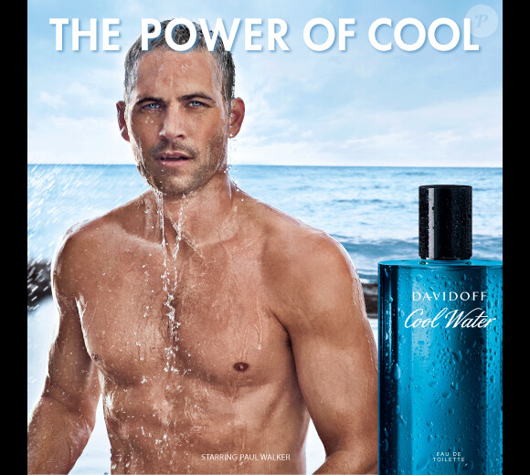 Paul Walker a prêté son visage au parfum pour hommes Cool Water de Davidoff, durant la saison printemps-été 2013.