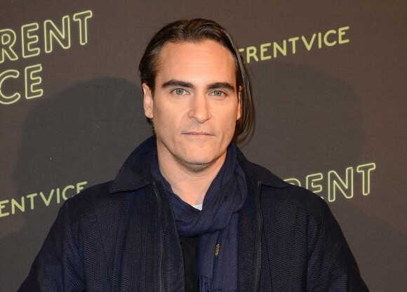 Exclusif - Joaquin Phoenix - Avant-première du film "Inherent Vice" au cinéma L'Arlequin à Paris, le 22 janvier 2015. 