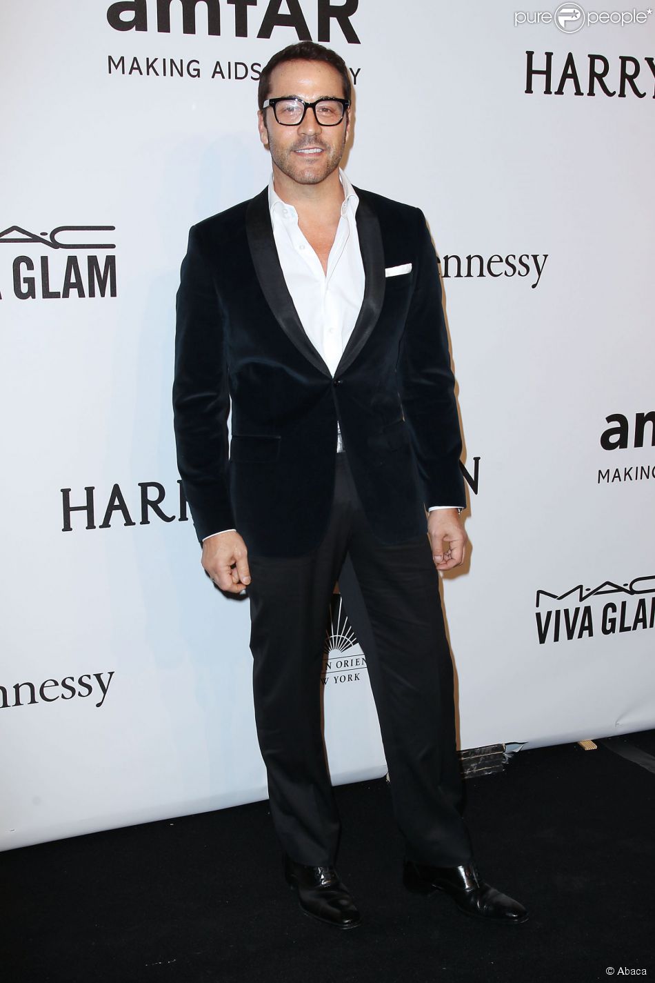 Jeremy Piven assiste au gala pré-Fashion Week de l&#039;amfAR 2015 au Cipriani Wall Street. New York, le 11 février 2015.