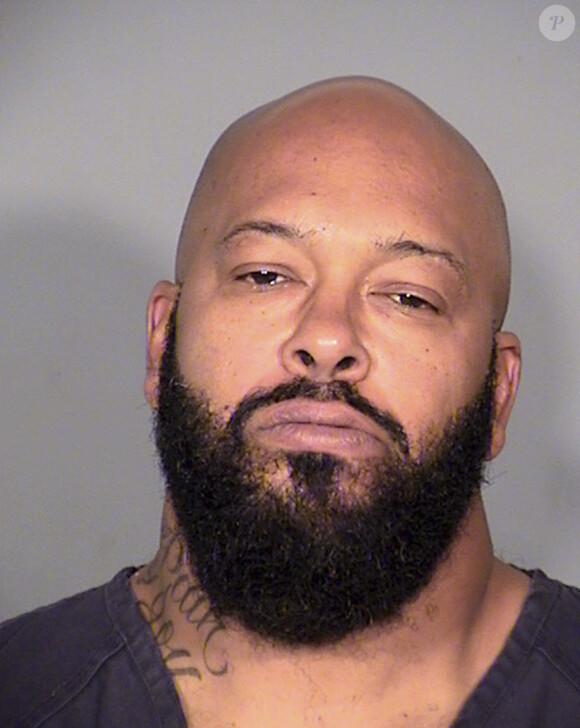 Mugshot de Suge Knight, arrêté par la police de Las Vegas le 28 octobre 2014.