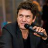 Exclusif - Le chanteur Marc Lavoine en promotion pour son livre "L'homme qui ment" à Bruxelles en Belgique le 3 février 2015.