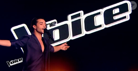 Théo Road dans The Voice 4, le samedi 14 férvrier 2015, sur TF1