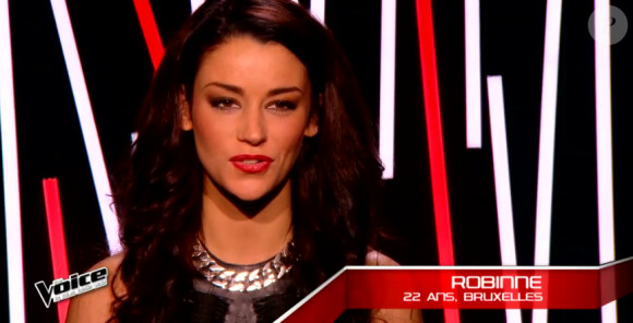 Robinne dans The Voice 4, le samedi 14 férvrier 2015, sur TF1