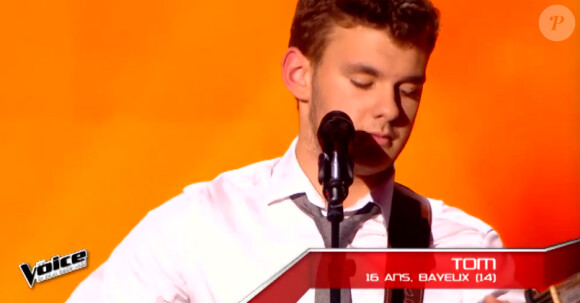 Tom dans The Voice 4, le samedi 14 férvrier 2015, sur TF1