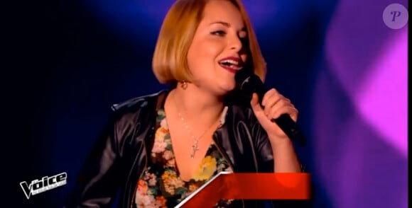 Giuliana Danzè dans The Voice 4, le samedi 14 férvrier 2015, sur TF1