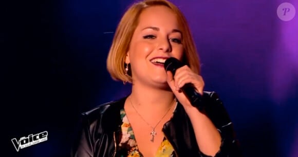Giuliana Danzè dans The Voice 4, le samedi 14 férvrier 2015, sur TF1