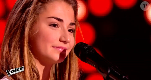 Lorenza dans The Voice 4, le samedi 14 férvrier 2015, sur TF1