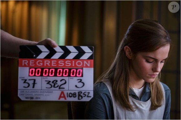 Emma Watson sur le tournage de Regression