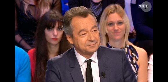 Michel Denisot, invité des Enfants de la télé sur TF1, le vendredi 13 février 2015.