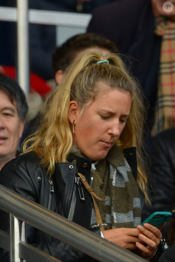 Viktoria Azarenka lors du match entre le Paris Saint-Germain et Caen au Parc des Princes à Paris, le 14 février 2015