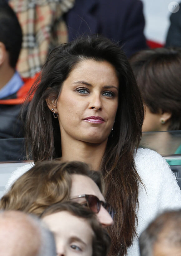 Malika Ménard lors du match entre le Paris Saint-Germain et Caen au Parc des Princes à Paris, le 14 février 2015