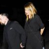 Les frères jumeaux Joel et Benji (Benjamin) Madden arrivent au restaurant Giorgio Baldi pour fêter la Saint-Valentin avec leurs femmes respectives, Nicole Richie et Cameron Diaz, à Santa Monica, le 14 février 2015. 