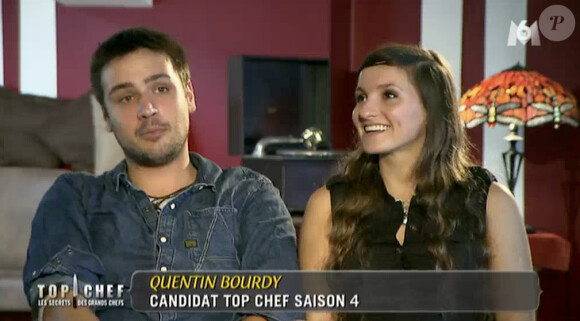 M6 a pris des nouvelles du couple formé par Noémie Honiat (Top Chef saison 3, en 2012) et Quentin Bourdy (Top Chef saison 4, en 2013). Le 17 février 2015.
