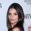 Emily Ratajkowski lors de la soirée Young Hollywood organisée par Vanity Fair et la marque Fiat at Vanity Fair en soutien au fond Terrence Higgings, le 17 février 2015. 