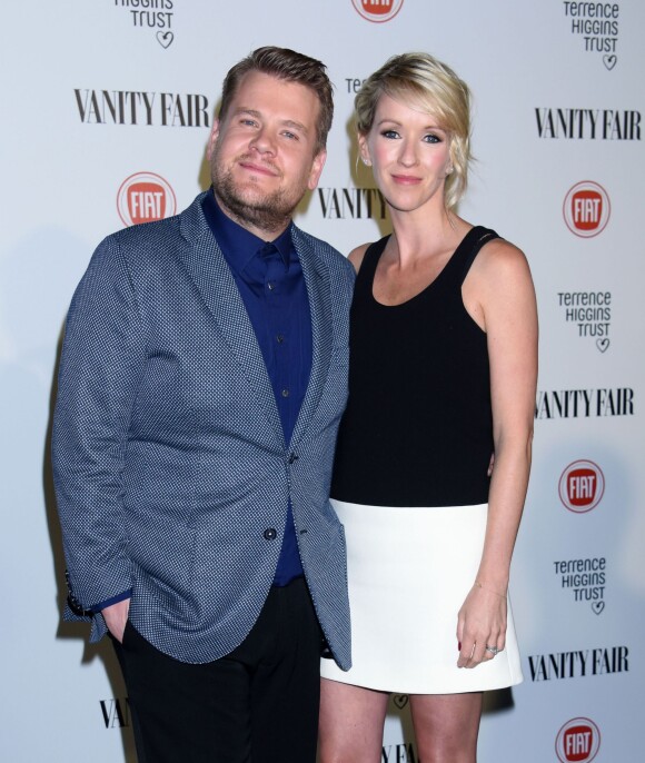 James Corden et Julia Carey lors de la soirée Young Hollywood organisée par Vanity Fair et la marque Fiat at Vanity Fair en soutien au fond Terrence Higgings, le 17 février 2015. 