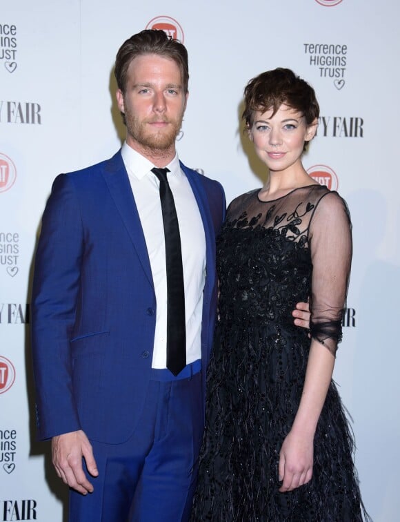 Jake McDorman et Analeigh Tipton  lors de la soirée Young Hollywood organisée par Vanity Fair et la marque Fiat at Vanity Fair en soutien au fond Terrence Higgings, le 17 février 2015. 