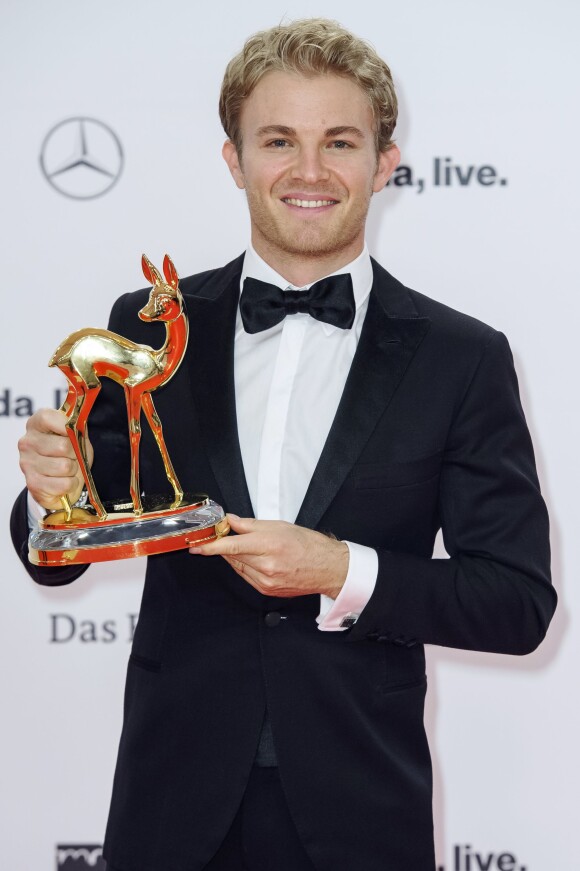 Nico Rosberg récompensé lors des Bambi Awards à Berlin le 13 novembre 2014