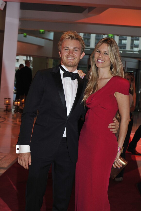 Nico Rosberg et la belle Vivian Sibold lors de la soirée de Gala du Grand Prix de Formule 1 de Monaco le 26 mai 2013