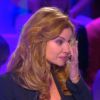Ingrid Chauvin ne peut retenir ses larmes face aux mots d'Hapsatou Sy dans Le Grand 8 sur D8, le jeudi 15 janvier 2015