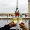 Marine Lorphelin (Miss France 2013) et son chéri Zack Dugong ont passé la Saint-Valentin ensemble à Paris. Février 2015.