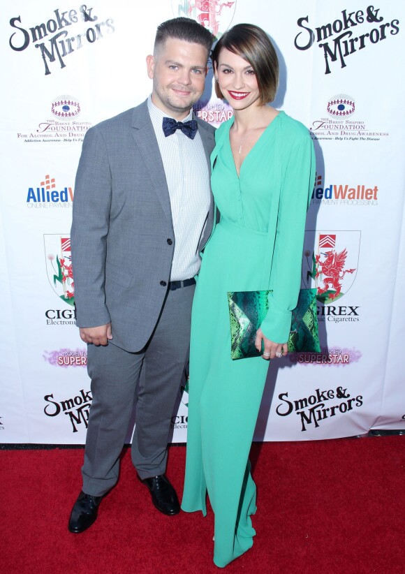 Jack Osbourne et sa femme Lisa Stelly à la Soirée Brent Shapiro Foundation Summer Spectacular à Beverly Hills, le 14 septembre 2014. 