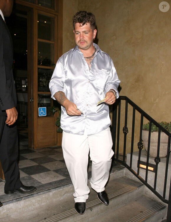 Jack Osbourne - People sortant après le dîner du restaurant Riva Bella à West Hollywood, le 30 juin 2014. 