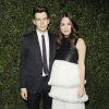 James Righton et Keira Knightley lors du dîner organisé par Chanel et Charles Finch avant les Oscars au restaurant Madeo, à Beverly Hills le 21 février 2015