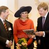 Le roi Willem-Alexander et la reine Maxima des Pays-Bas étaient en visite à Veendam le 17 février 2015.