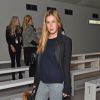 Scout LaRue Willis assiste au défilé Ashley Williams automne-hiver 2015-2016 dans la cour du British Fashion Council. Londres, le 24 février 2015.