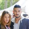 Vanessa Lawrens et Julien Guirado - Arrivée du 15e Rallye des Princesses à Saint-Tropez le 5 juin 2014.