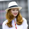 Lily Cole à Londres, le 19 mai 2014.
