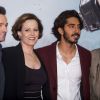 Hugh Jackman, Sigourney Weaver et Dev Patel - Présentation du film "Chappie" à Berlin, le 27 février 2015