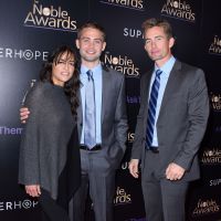 Michelle Rodriguez avec les frères de Paul Walker, juste avant la polémique