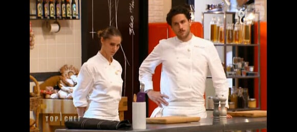 Vanessa et Florian dans Top Chef 2015, le lundi 2 mars 2015 sur M6.