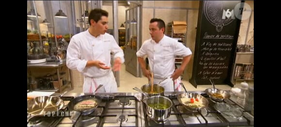 Xavier et Christophe dans Top Chef 2015, le lundi 2 mars 2015 sur M6.