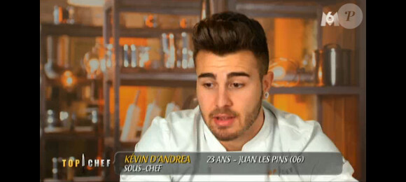 Kevin dans Top Chef 2015, le lundi 2 mars 2015 sur M6.