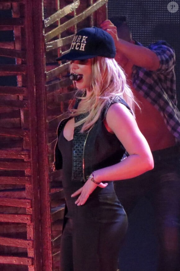 Exclusif - Britney Spears en concert au Planet Hollywood de Las Vegas le 15 février 2015. 