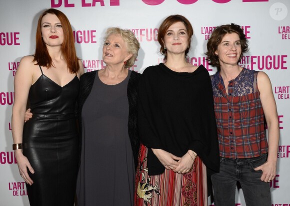 Élodie Frégé, Marie-Christine Barrault, Agnès Jaoui, Irène Jacob - Avant-première du film "L'art de la fugue" au cinéma Gaumont Capucines Opéra à Paris le 3 mars 2015.