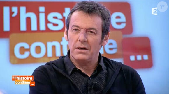 Jean-Luc Reichmann évoque son accident de moto survenu lorsqu'il avait 24 ans. Toute une histoire sur France 2, le lundi 2 mars 2015.